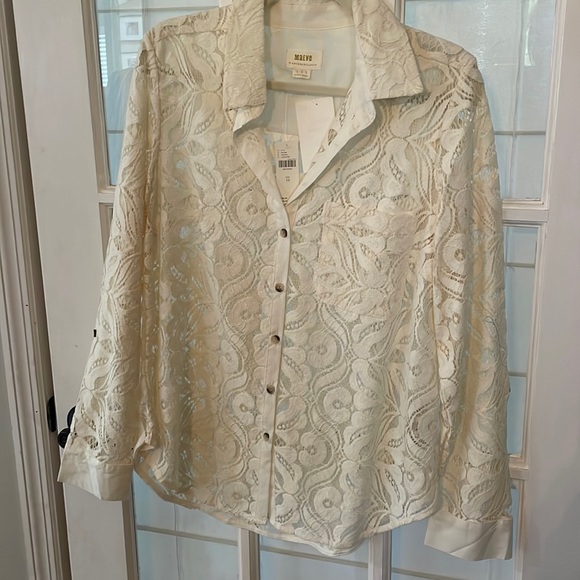 Maeve Tops - BNWT Maeve by Anthropologie Crochet Lace Blouse